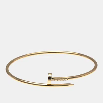 Pre-owned Cartier Juste Un Clou18k Rose Gold Bracelet