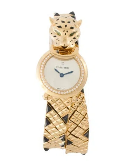 Pre-owned Cartier La Panthère De  Watch, 24mm In Multi