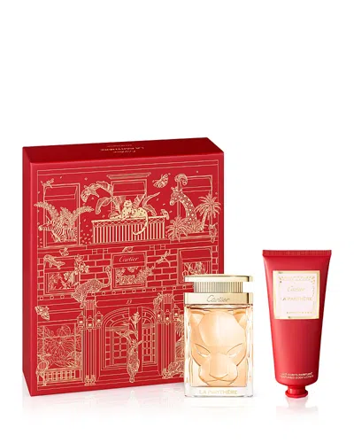 Cartier La Panthere Eau De Parfum Gift Set In Transparent