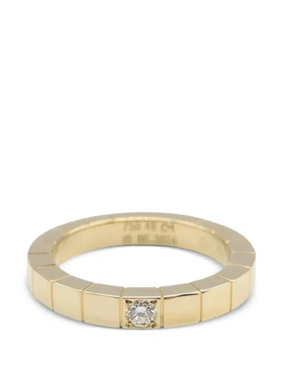 Pre-owned Cartier Laniere Diamond Ring In Gold