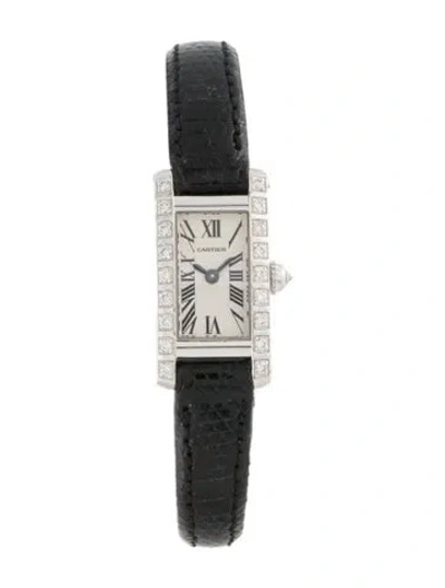 Pre-owned Cartier Lanières Tank Allongée Watch In Multi