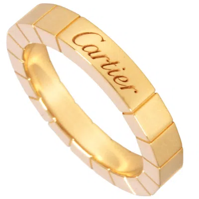 Pre-owned Cartier Lanieres Yellow Band Ring ()