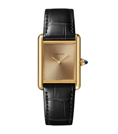 Cartier Large Yellow Gold Tank Louis  Watch