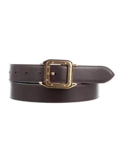 Pre-owned Cartier Leather Belt Kit In Multi