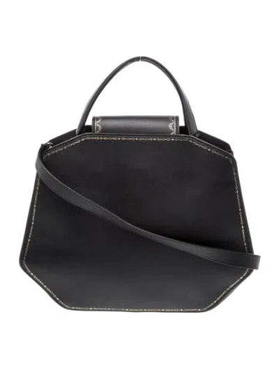 Pre-owned Cartier Leather Guirlande In Black