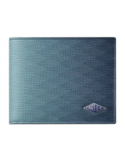 Cartier Leather Losange 6-card Wallet In Grey