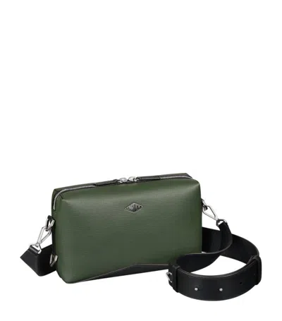 Cartier Leather Losange Cross-body Bag In Green