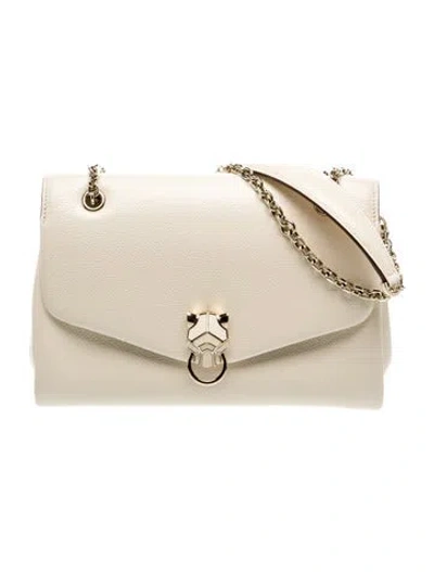 Pre-owned Cartier Leather Panthere Graphique Small In Neutrals
