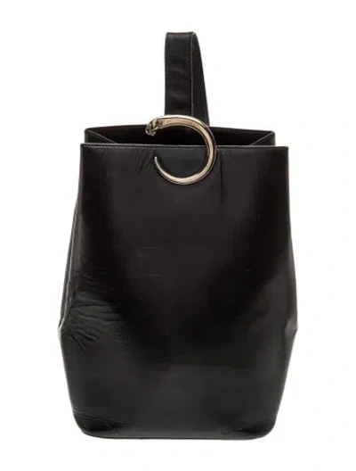 Pre-owned Cartier Leather Panthère Vintage In Black
