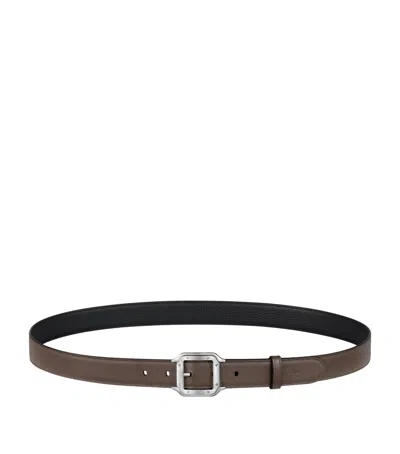 Cartier Leather Santos De  Belt In Green