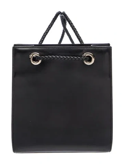 Pre-owned Cartier Leather Tote In Black