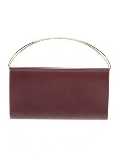 Pre-owned Cartier Leather Trinity In Black