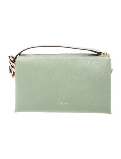 Pre-owned Cartier Leather Trinity Mini In Green