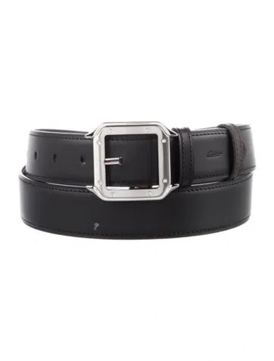 Pre-owned Cartier Leather Waist Belt In Multi