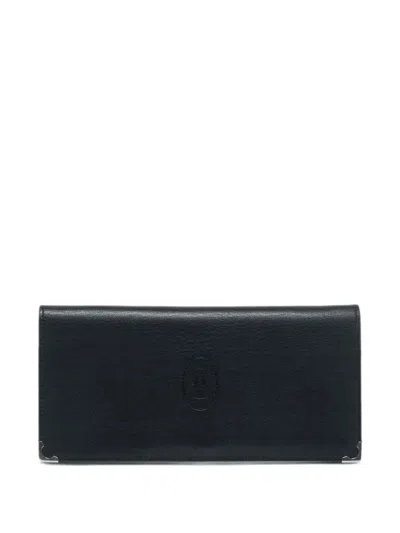 Pre-owned Cartier Leather Wallet In Black