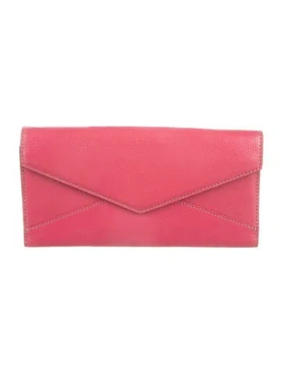 Pre-owned Cartier Leather Wallet In Pink