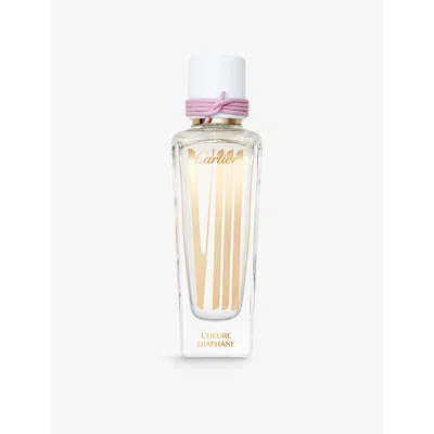Cartier Womens Les Heures De Parfum L'heure Diaphane Eau De Toilette 75ml In White