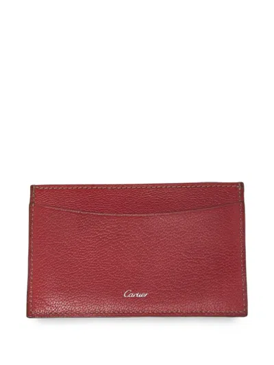 Pre-owned Cartier Les Must Card Holder In Pink