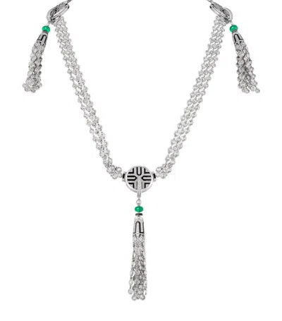 Cartier Libre Polymorph Transformable Tassel Necklace In White