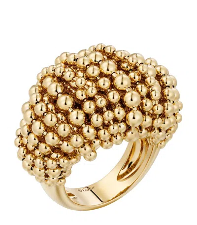 Cartier Libre Tressage Ring In Yellow