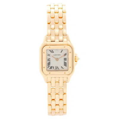 Pre-owned Cartier Limited Edition  18k Yellow Gold Panther Ladies Watch Wf3254b9 1280