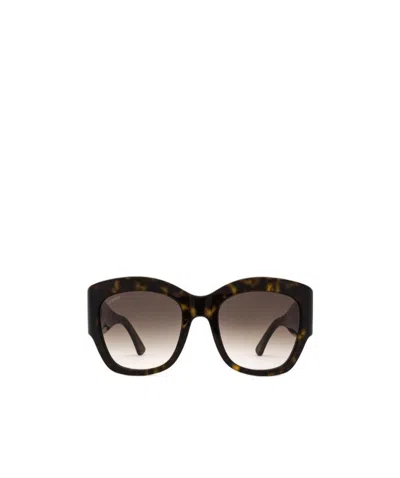 Cartier Logo-arm Detail Sunglasses In Black