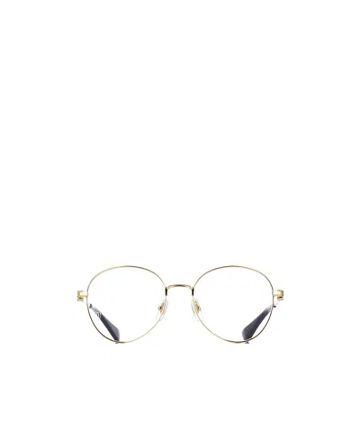 Cartier Logo-engraved Round-frame Glasses In White
