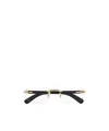 Cartier Rimless Rectangle Frame Glasses In Green