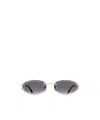 Cartier Logo Logo Sunglasses In Gray
