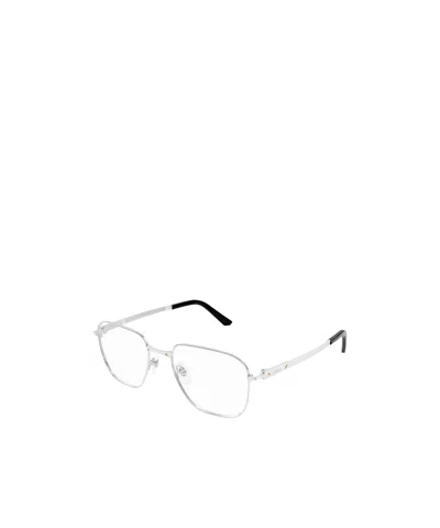 Cartier Logo Plain Glasses In White