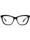 Cartier Logo-plaque Glasses In Schwarz