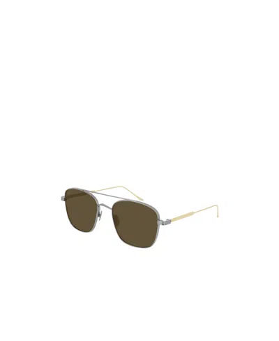 Cartier Logo Sunglasses In Brown