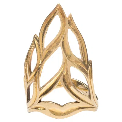 Pre-owned Cartier London Flame Ring In Red