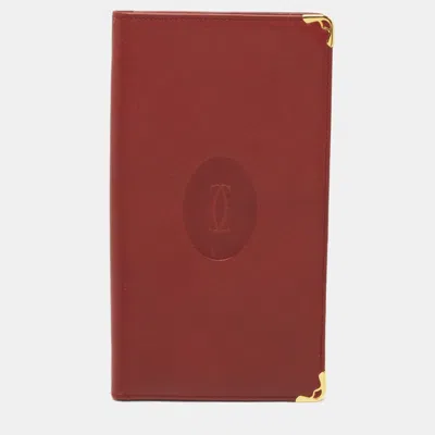 Pre-owned Cartier Long Wallet