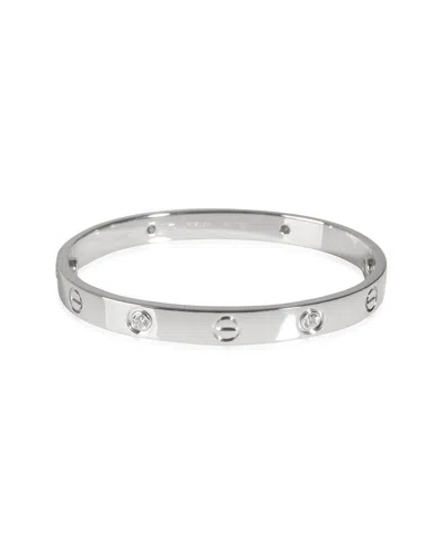 Cartier Love 18k 0.84 Ct. Tw. Diamond Bracelet (authentic Pre-loved) In Neutral