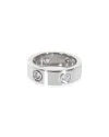 Cartier Love 18k 0.92 Ct. Tw. Diamond Ring (authentic Pre-loved) In Silver