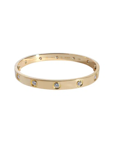 Cartier Love 18k 1.92 Ct. Tw. Diamond Bracelet (authentic Pre-loved) In Gold