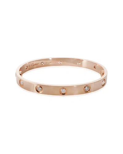 CARTIER CARTIER LOVE 18K ROSE GOLD 1.92 CT. TW. DIAMOND BRACELET (AUTHENTIC PRE-LOVED)
