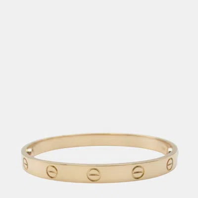 Pre-owned Cartier Love 18k Rose Gold Bracelet