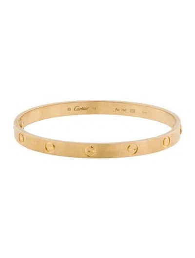 Pre-owned Cartier Love Bracelet, Classic Model, 7" In Multi