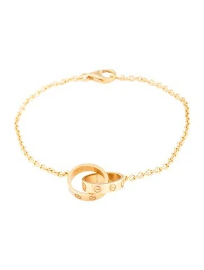 Pre-owned Cartier Love Bracelet, On Chain, 6" In Multi
