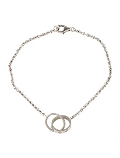 Pre-owned Cartier Love Bracelet, On Chain, 6.75" In Multi