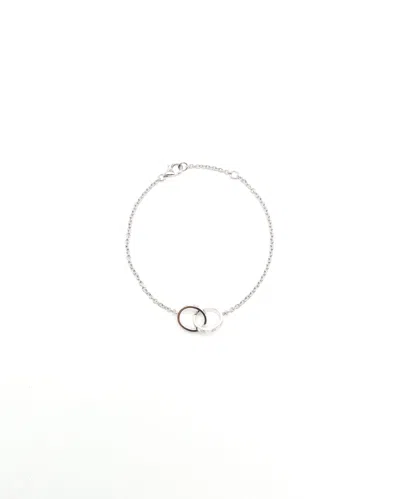 Cartier Love Bracelet On Chain In 18kt White Gold In Metallic