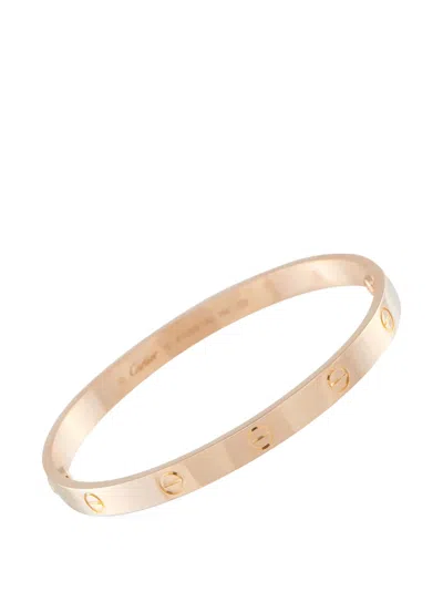 Pre-owned Cartier Love Bracelet In Pink