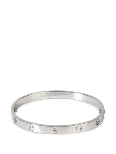 Pre-owned Cartier Love Bracelet In Silver