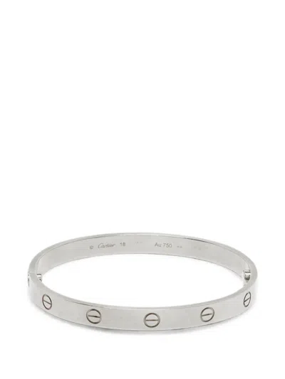 Pre-owned Cartier Love Bracelet In Silver