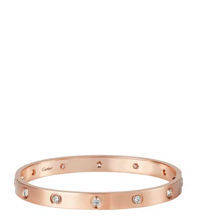 Cartier Rose Gold And Diamond Love Bracelet