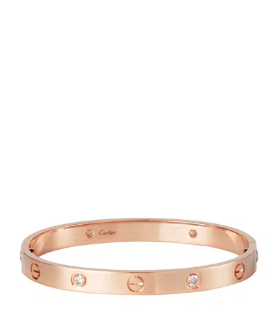 Cartier Rose Gold And Diamond Love Bracelet