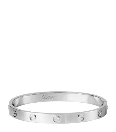 Cartier White Gold Love Bracelet