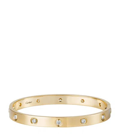 Cartier Yellow Gold And Diamond Love Bracelet
